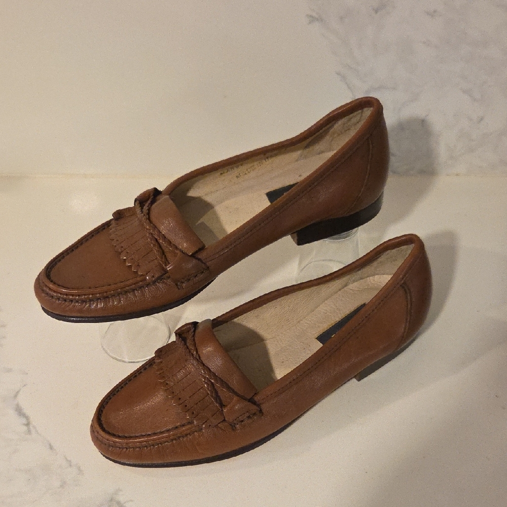 Vintage Bally Classic Brown Loafers for Women Sz 5 1/2